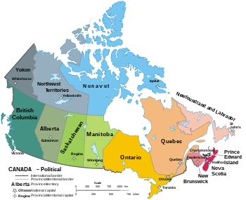 Canada - Second largest land area