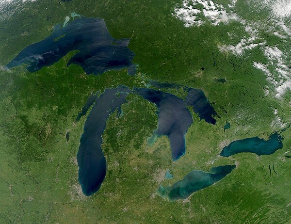 The Great Lakes freshwater reserves